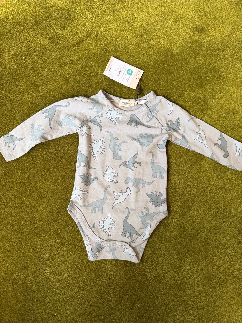 MarMar Copenhagen Dinosaur Long-Sleeve One-Piece 6m NWT